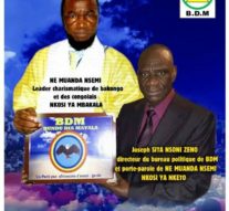 Mbuta Sita Nsoni Zeno : Demande d&rsquo;abandon des charges contre NE MUANDA NSEMI dans le cadre de l&rsquo;application des mesures de décrispation politiques annoncées par le Chef de l&rsquo;Etat dans son programme d&rsquo;urgence de 100 jours.